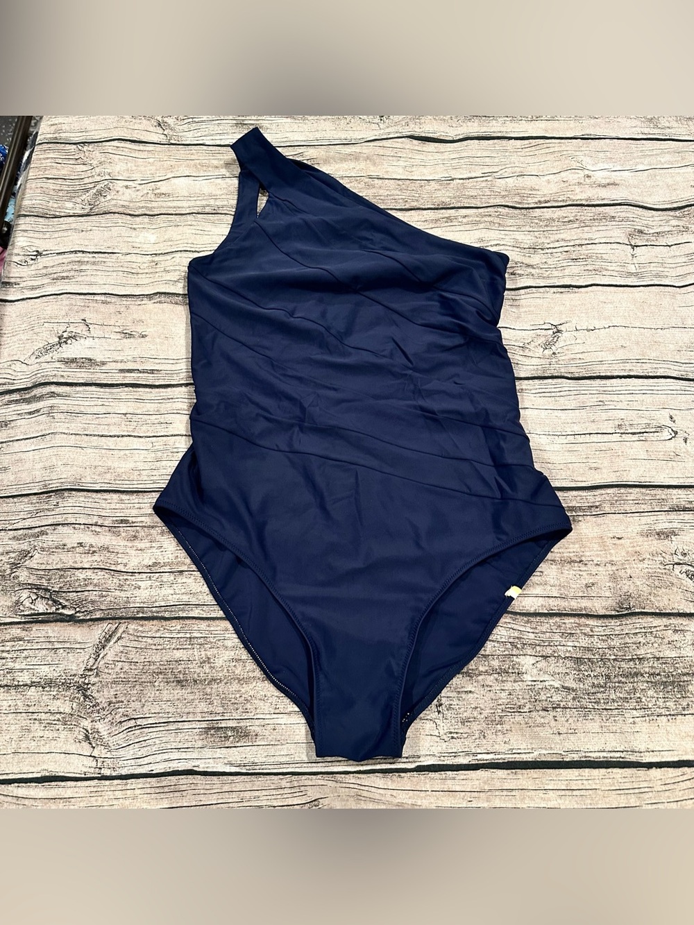Summersalt One-Piece Asymmetrical Swimsuit in Navy Blue Size 14
